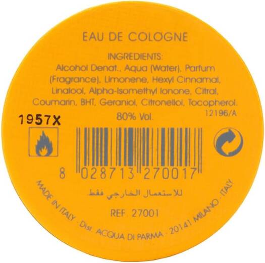 Acqua di Parma Colonia Pura  Eau De Cologne pray 50ml