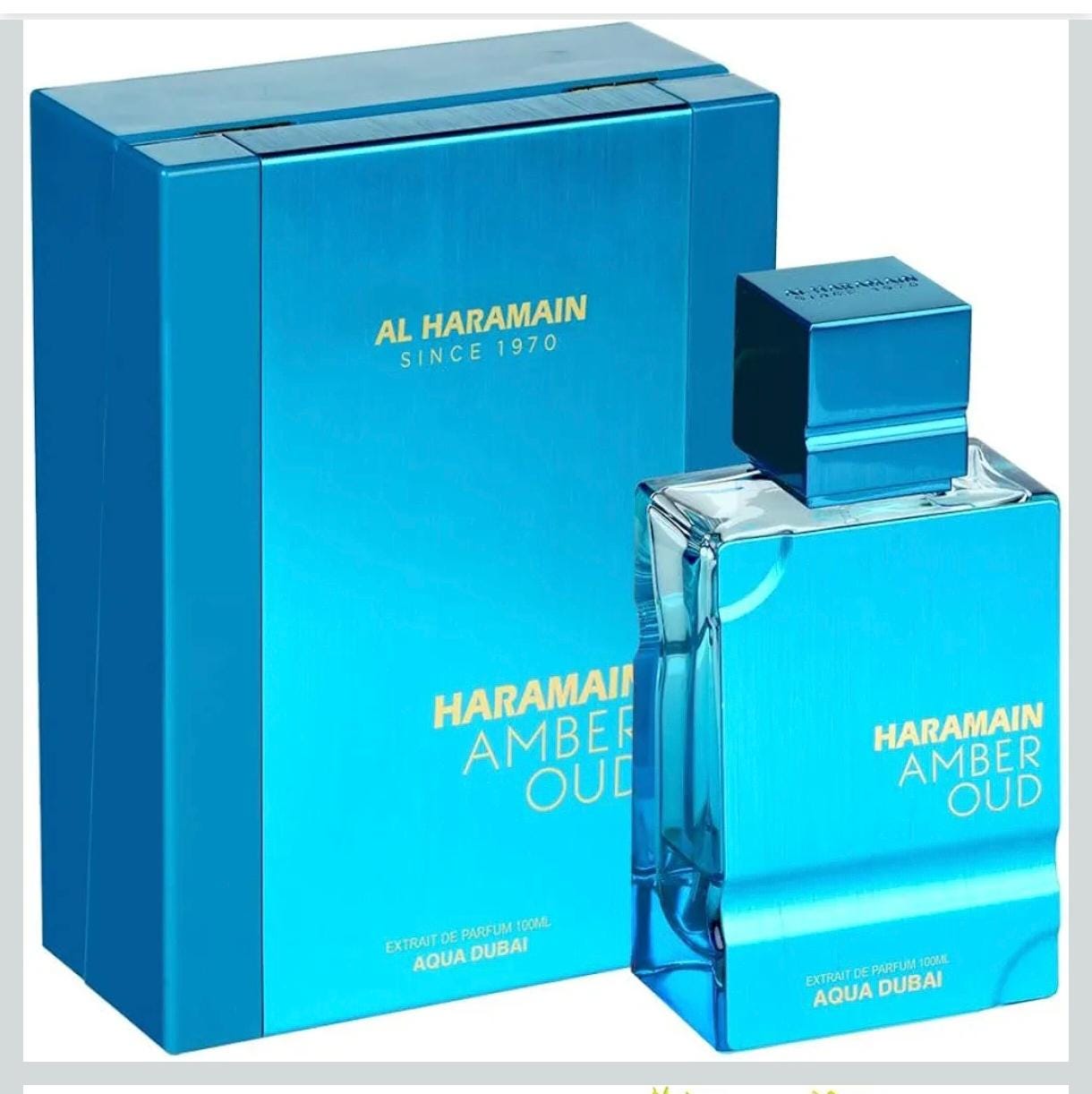 Original Al Haramain Amber Oud Aqua Dubai: Fruity Amber Musk Parfum