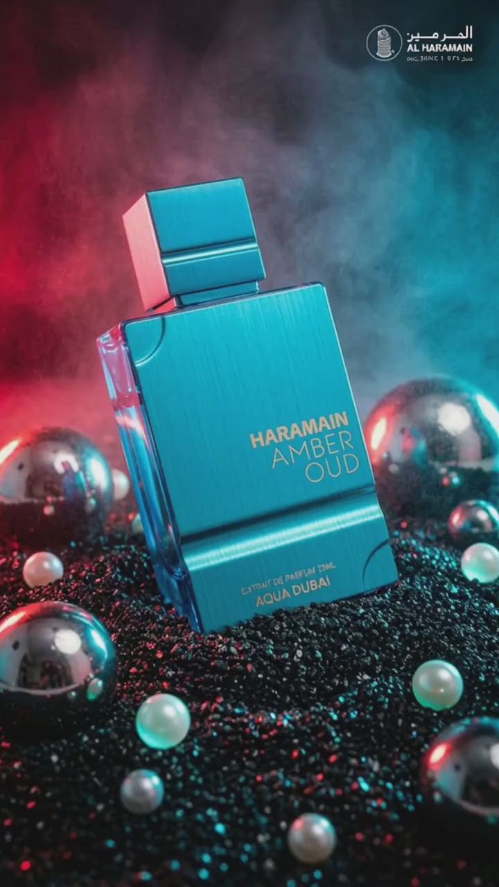 Original Al Haramain Amber Oud Aqua Dubai: Fruity Amber Musk Parfum