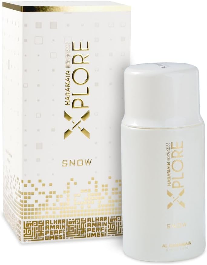 Al Haramain Xplore Snow: Fresh Aromatic Eau de Parfum - ZADIYAH
