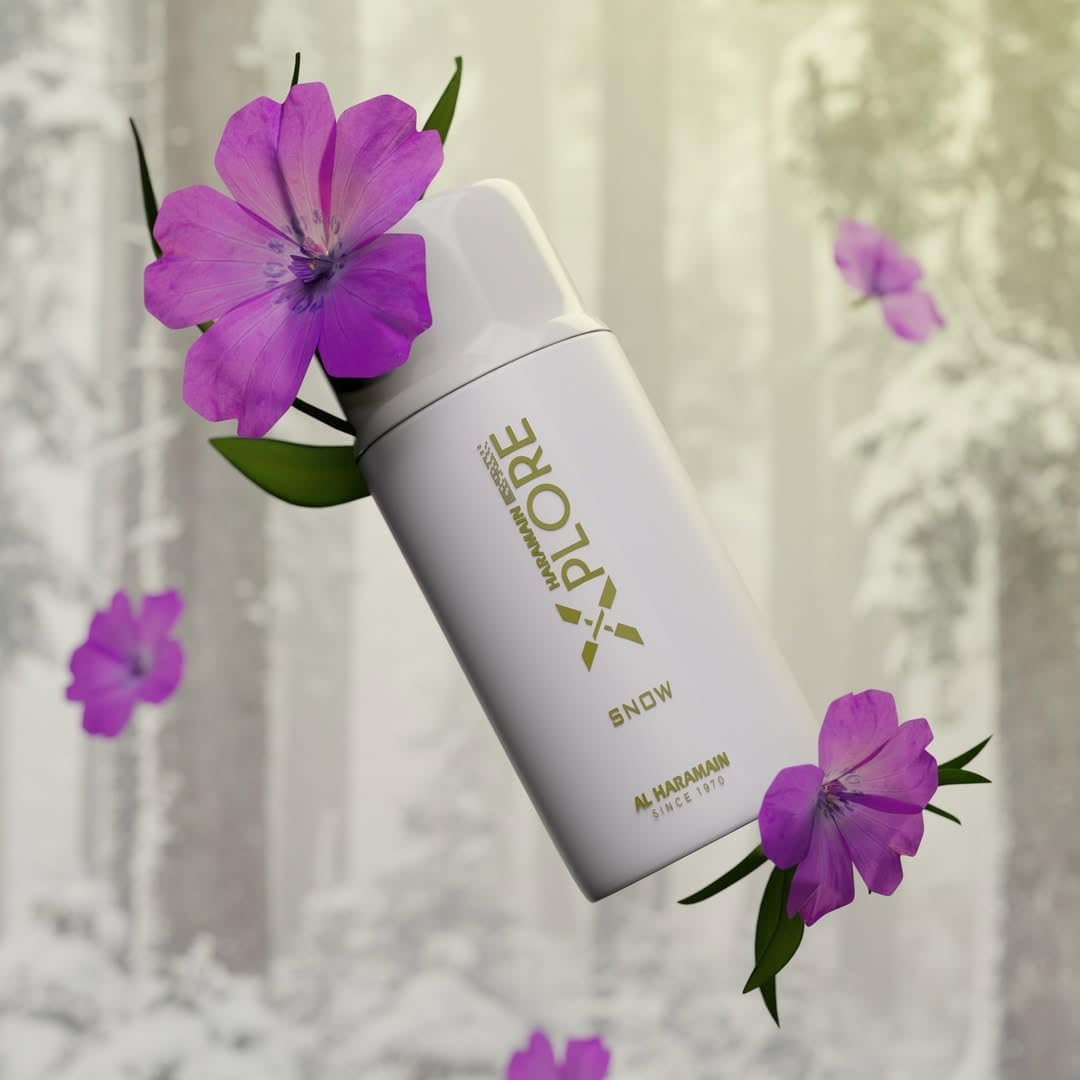 Al Haramain Xplore Snow: Fresh Aromatic Eau de Parfum - ZADIYAH